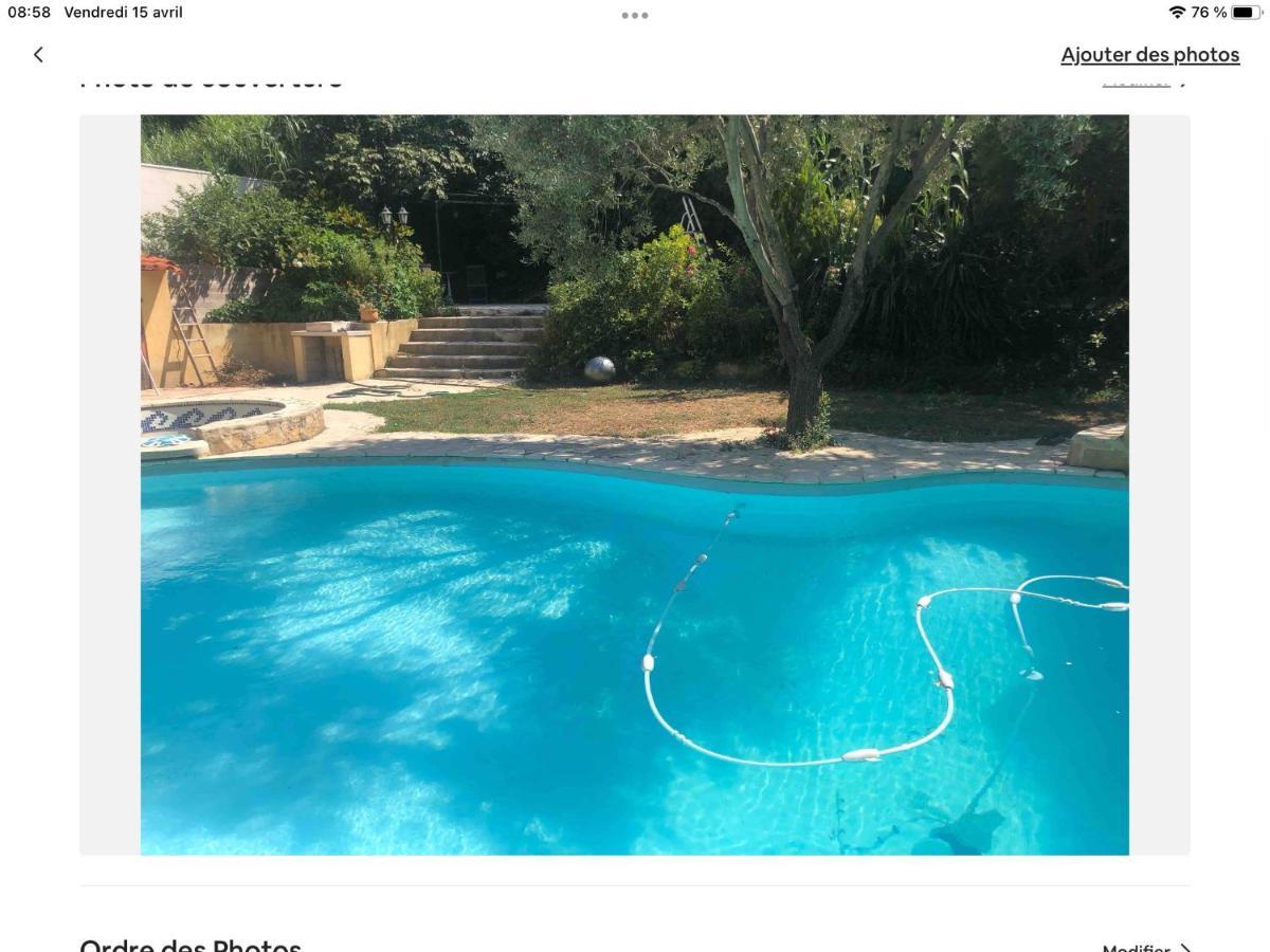 Studio Oustaou Acces Piscine 마르세유 외부 사진