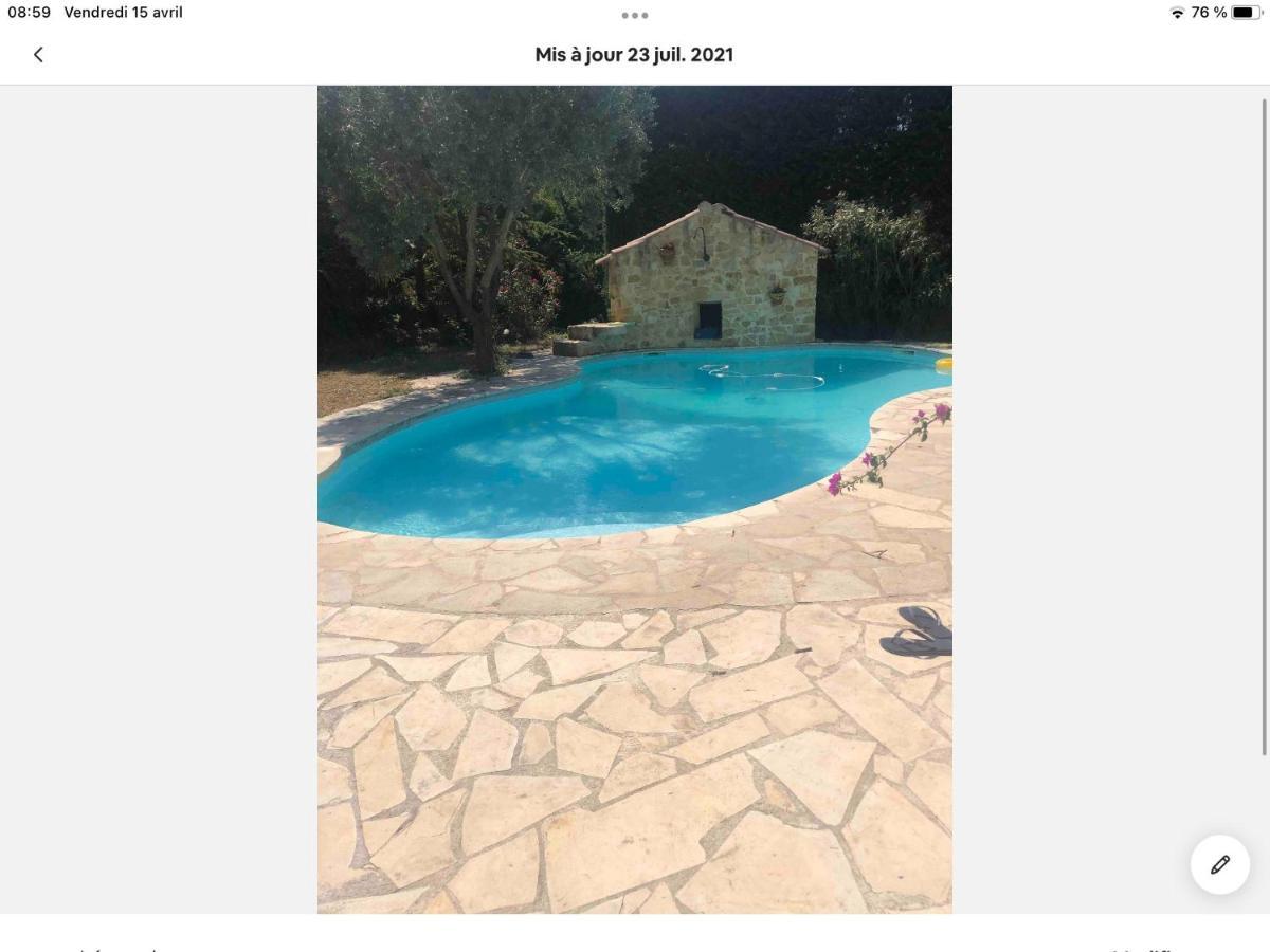 Studio Oustaou Acces Piscine 마르세유 외부 사진